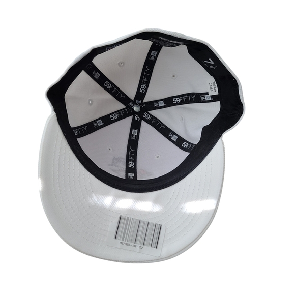 Cleveland Browns New Era Omaha Low Profile 59FIFTY Fitted Hat - White Size 7 1/8 - Picture 5 of 6